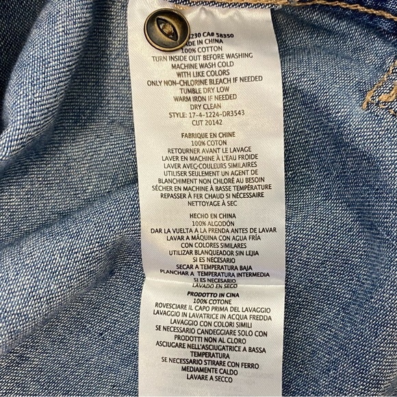 Current Elliott The Twist Denim Button Shirt Dress - Picture 11 of 11